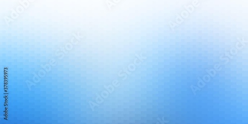 Light BLUE vector backdrop with rectangles. Colorful illustration with gradient rectangles and squares. Modern template for your landing page.