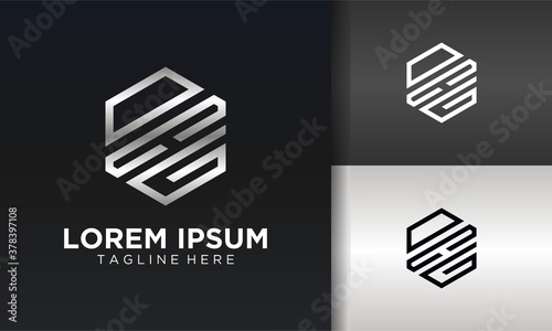 monogram letter DCG logo