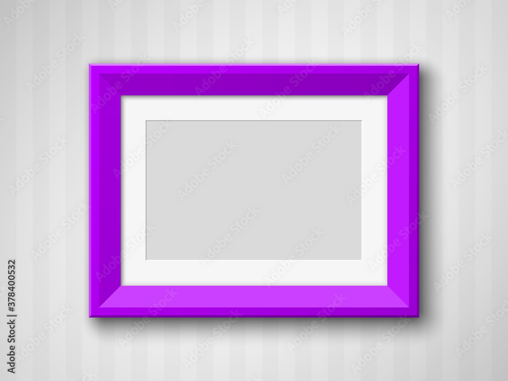 Set of Black Blank Picture Frames A3, A4 sizes, hanging on a color Wall from the Front. Design empty Template for Mock Up. illustration Set of Black Blank Picture Frames A3, A4 sizes, hanging on a color Wall from the Front. Design empty Template for Mock Up. illustration