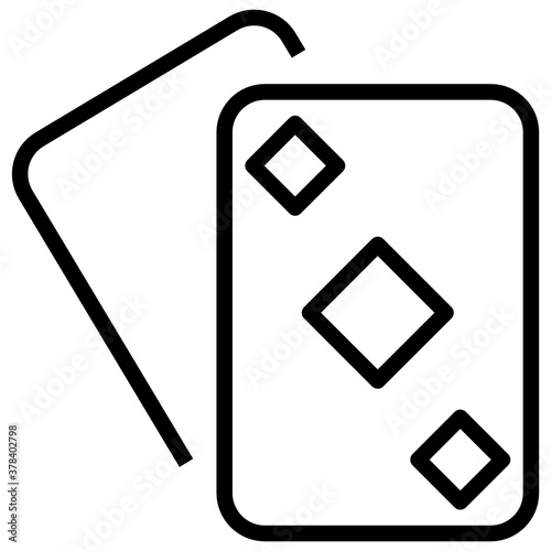 
Filled design of ace of hearts, poker cards 
