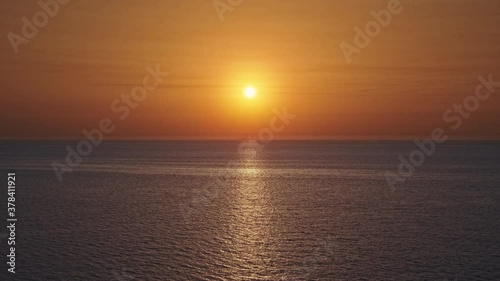 Sunset Over the Sea