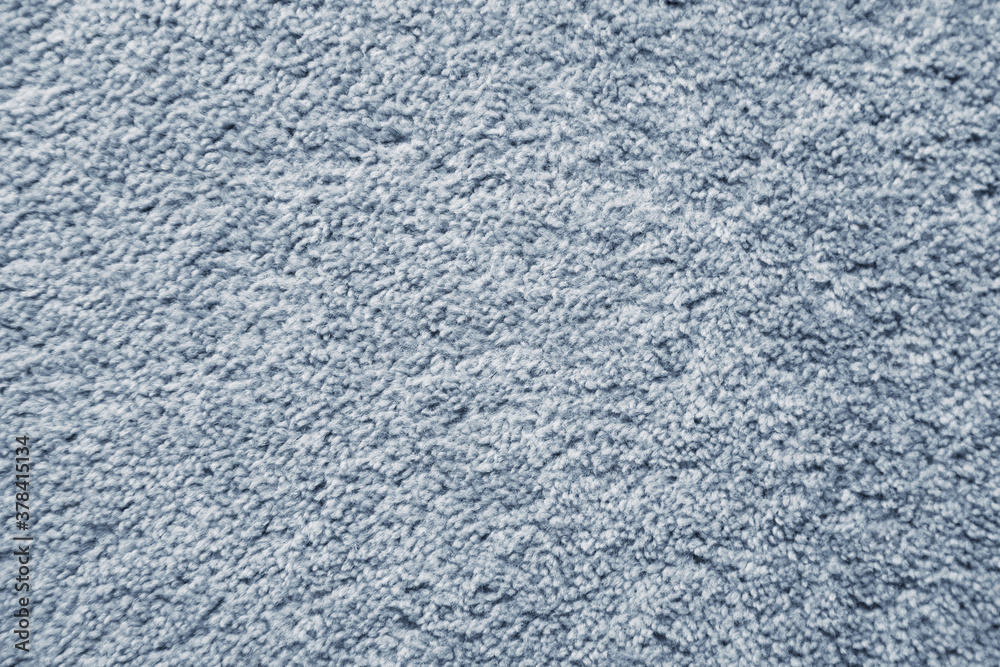 Blue carpet close-up