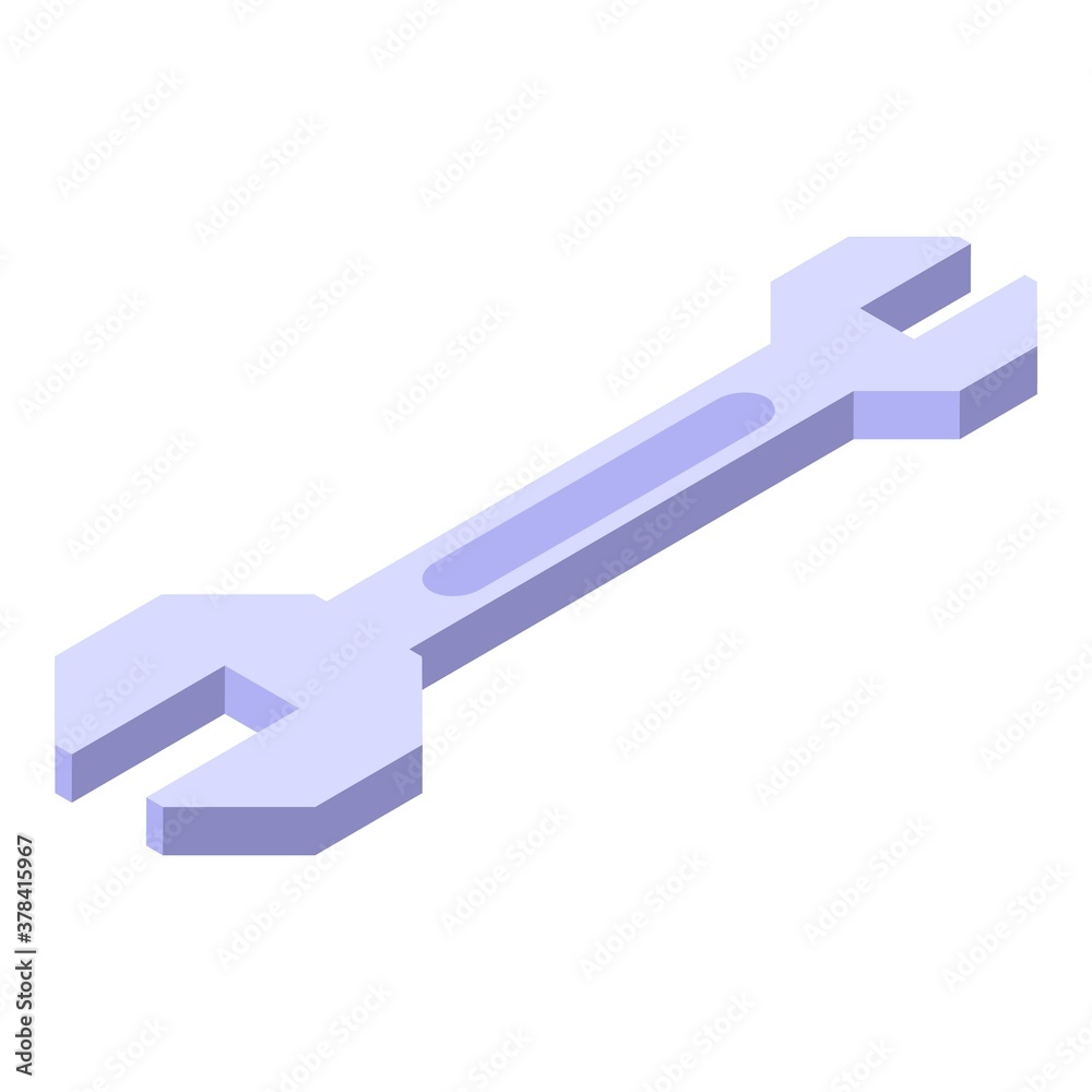 Quality assurance wrench icon. Isometric of quality assurance wrench vector icon for web design isolated on white background Quality assurance wrench icon. Isometric of quality assurance wrench vector icon for web design isolated on white background