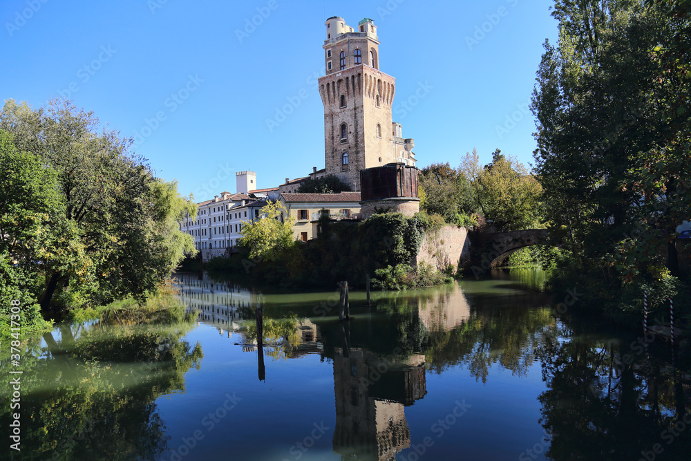 Fototapeta premium Historical observatory tower in Padua, Italy