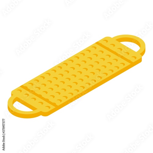 Clean washcloth icon. Isometric of clean washcloth vector icon for web design isolated on white background