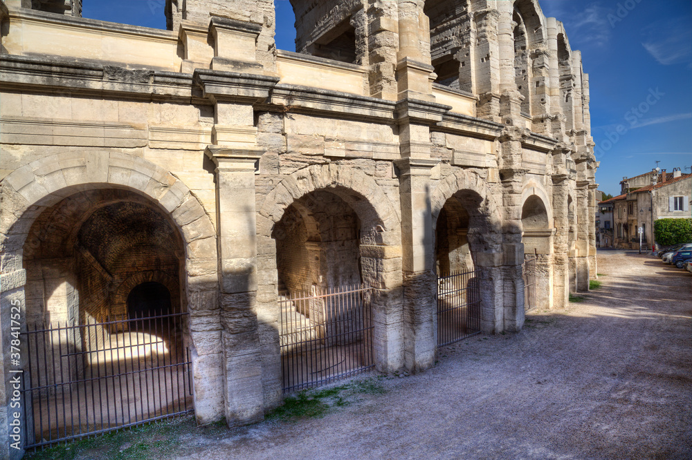 The Roman amphitheatre of Arles, France