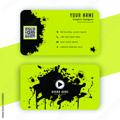 Modern professional business card templet.