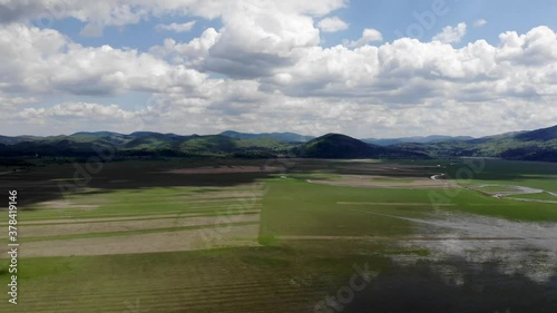 Lakes and valley in Slovenia. Shot 2. 