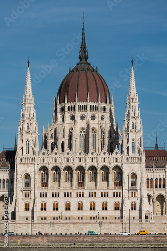 Hungarian parliament in budapest, Hungary © Csák István