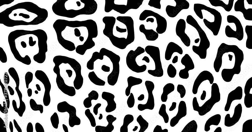 Abstract animal skin leopard pattern design. Jaguar, leopard, cheetah, panther fur. Black and white background. Abstract animal skin leopard pattern design. Jaguar, leopard, cheetah, panther fur. Black and white background.
