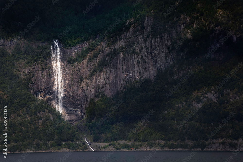 Fototapeta premium Waterfall in Norway