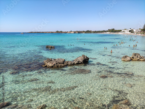 Quadro em tela Fontane Bianche, Siracusa, Sicilia, acqua cristallina, meta turistica, mare cara