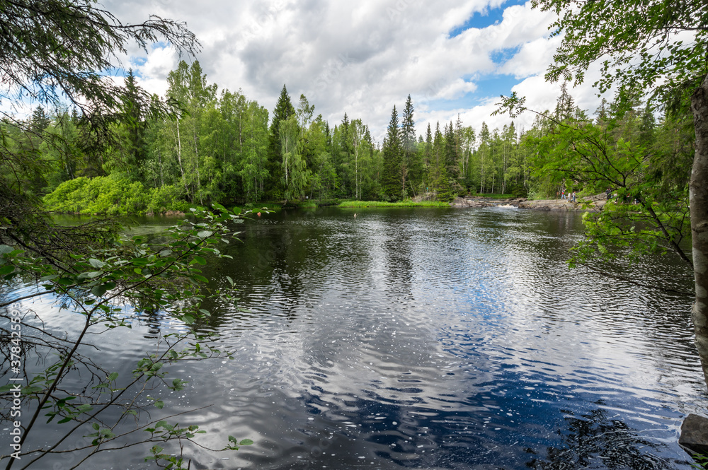 Fototapeta premium View of the lake in Karelia