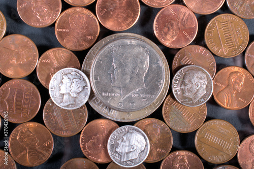 money US old  coins