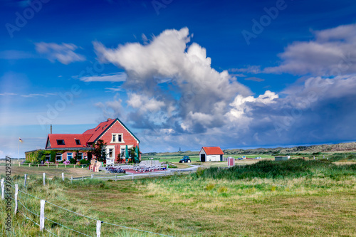 Domaene Bill, a well-known restaurant on the west end of the East Frisian island Juist, Germany. photo