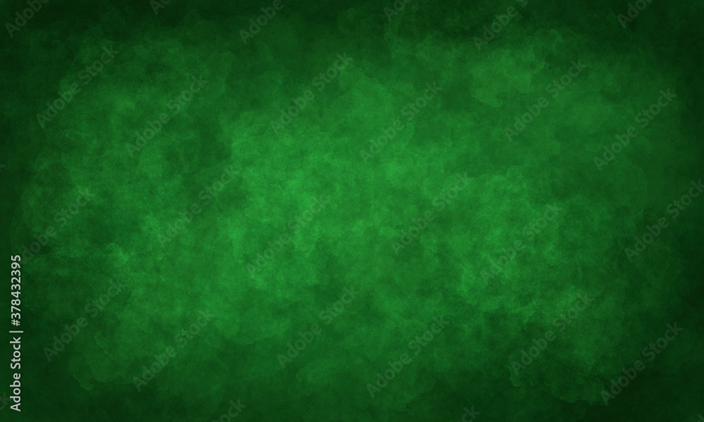 green bright urgent grunge background. Festive simple classic backdrop for invitations, cards, banners, brochures.