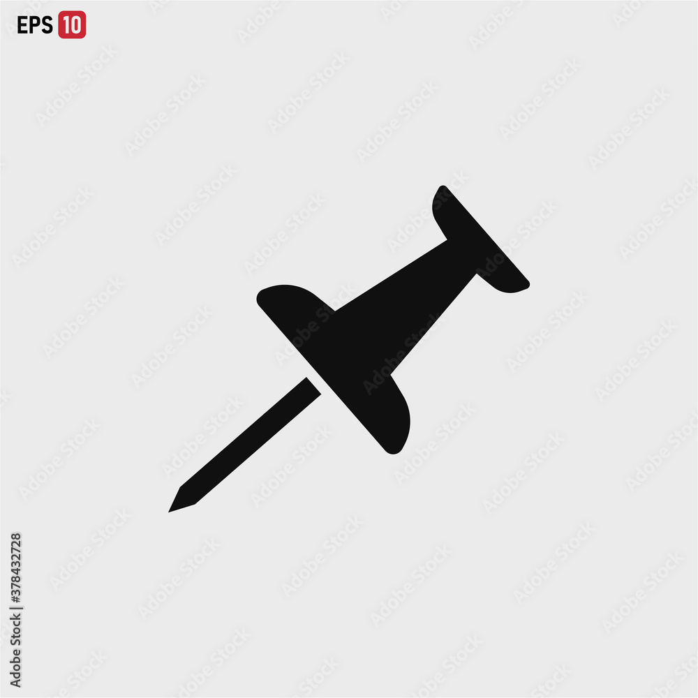 Push Pin icon vector eps 10 Push Pin icon vector eps 10