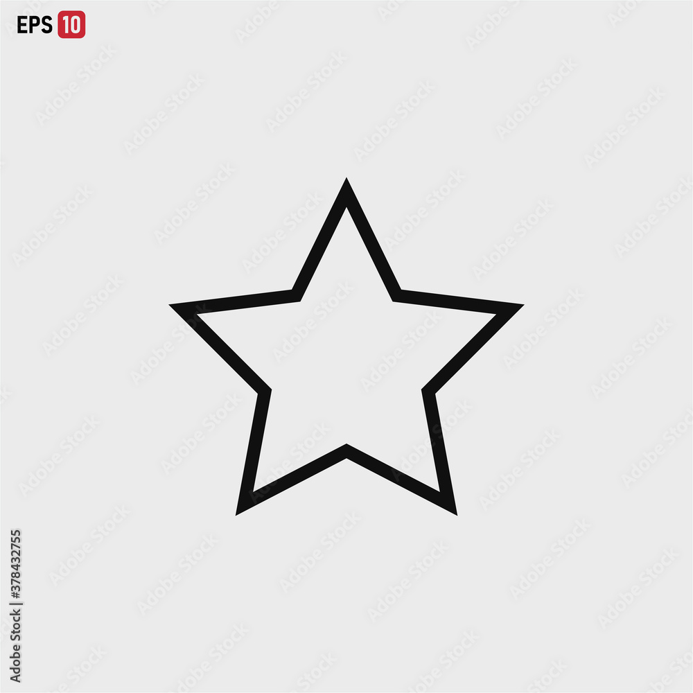 Star icon vector eps 10 Star icon vector eps 10