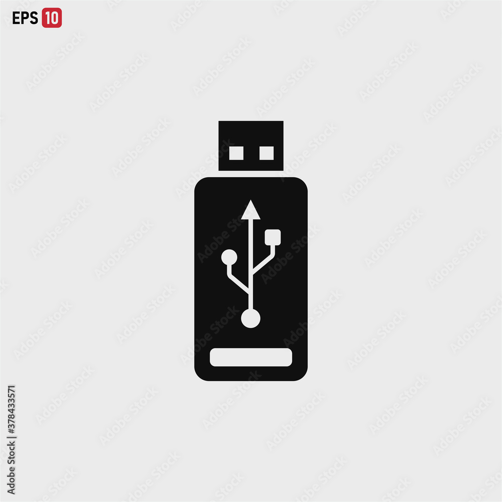 usb flash icon vector . Usb Memory sign usb flash icon vector . Usb Memory sign