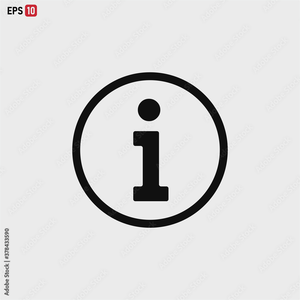Info icon vector . Information sign Info icon vector . Information sign