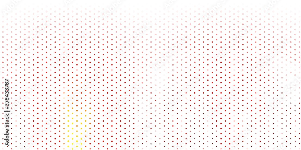 Light red, yellow vector texture with disks. Light red, yellow vector texture with disks.