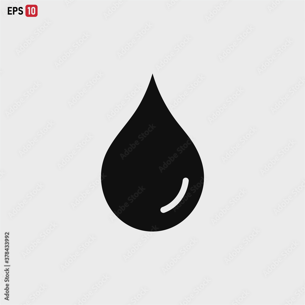 Drop icon vector . Water sign Drop icon vector . Water sign
