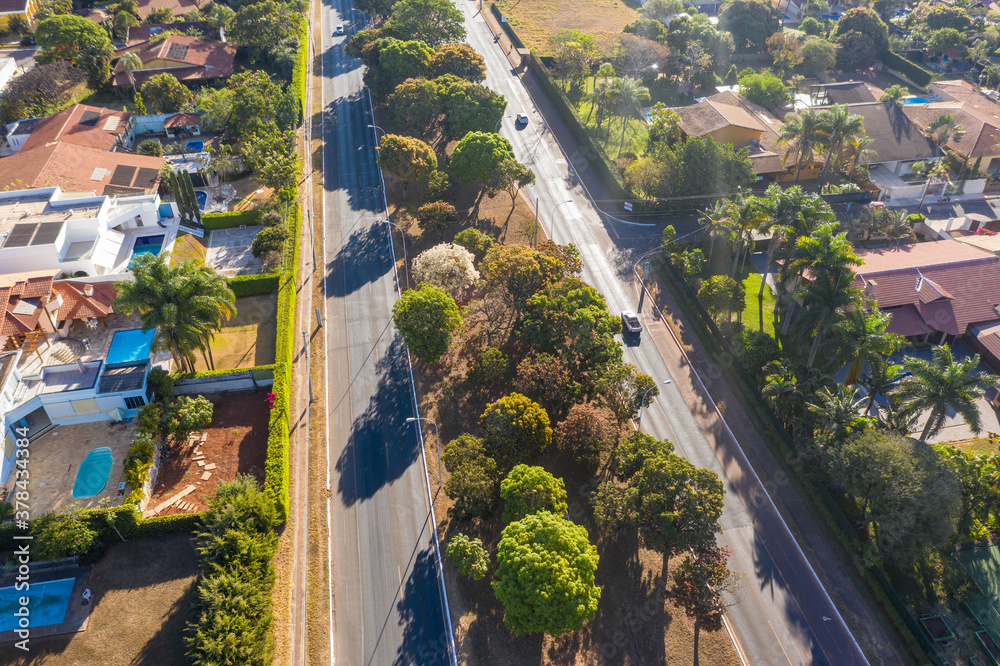Φωτογραφία Aerial view of Brasilia's South Lake neighborhood.