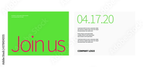 RSVP Corporate Event Postcard
