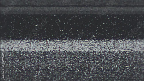 VHS TV Noise Distortion