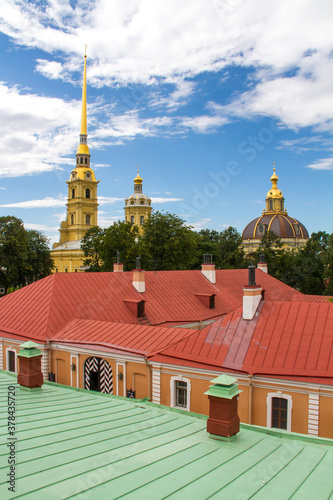 Peter and Paul Cathedral in Peter and Paul Fortress, Saint Petersburg, Russia