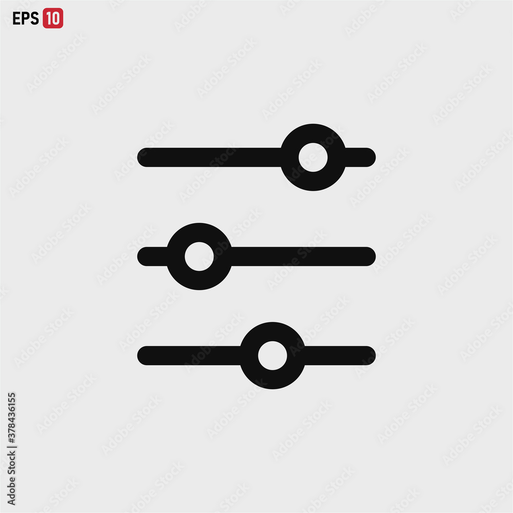 Adjustment icon vector . adjusting sign Adjustment icon vector . adjusting sign