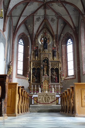 Innenausstattung der Pfarrkirche St. Leonhard