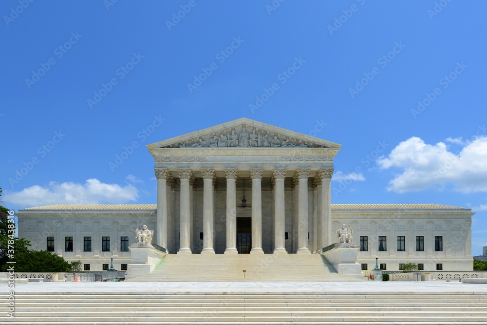 United States Supreme Court Building in Washington, District of Columbia DC, USA.