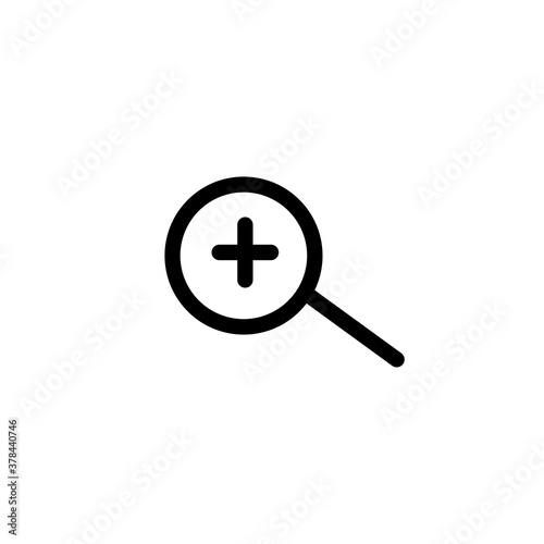 magnifier,search,zoom icon on white background