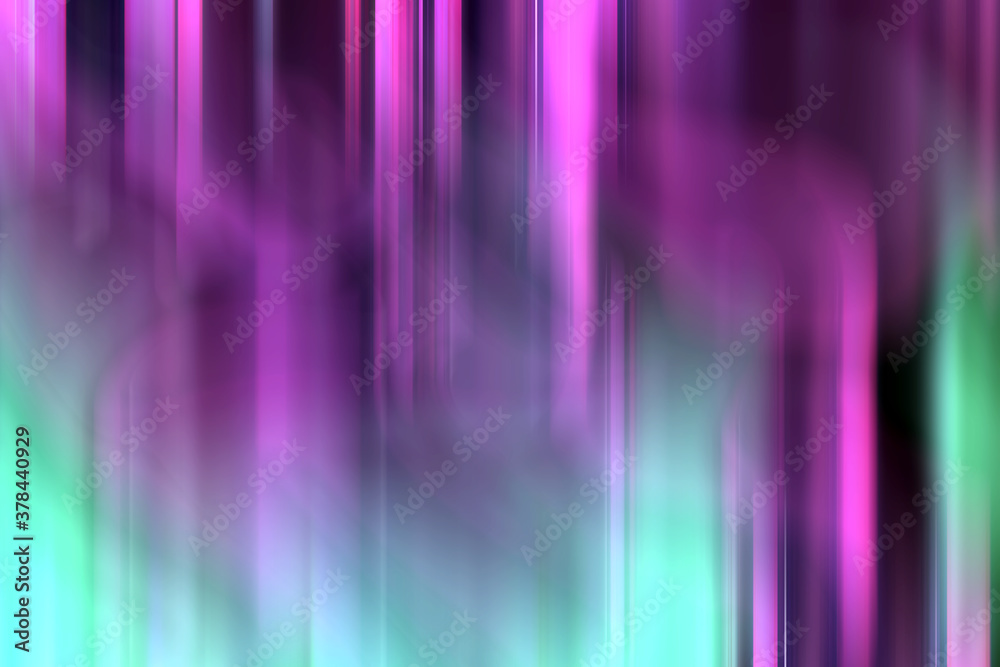 Violet green abstract background. Multicolored, abstract vertical lines.