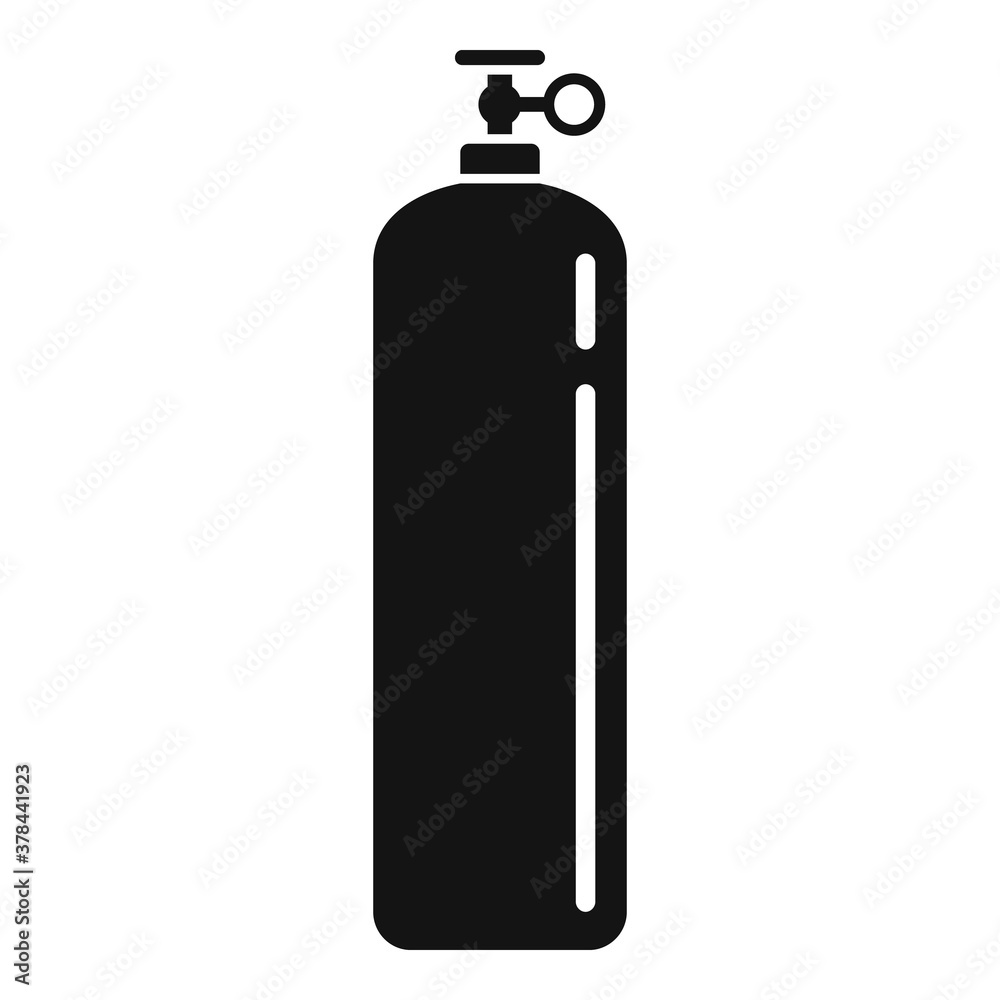 Gas cylinder storage icon. Simple illustration of gas cylinder storage vector icon for web design isolated on white background Gas cylinder storage icon. Simple illustration of gas cylinder storage vector icon for web design isolated on white background