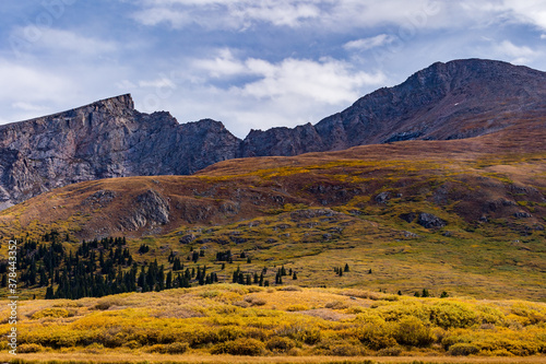 Mount Bierstadt on Guanella Pass Autumn in Colorado