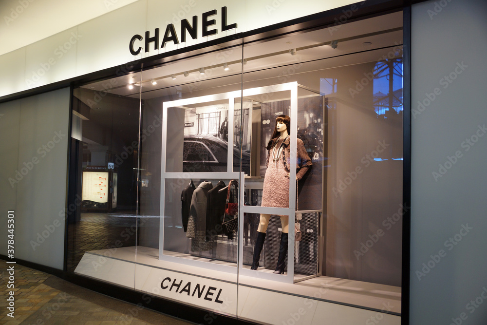 Chanel store at the Ala Moana Center Stock Photo