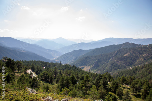 Zigana highland mountain scenery in the Black Sea region of   Gumushane  Turkey