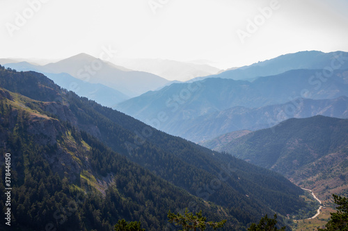 Zigana highland mountain scenery in the Black Sea region of , Gumushane, Turkey