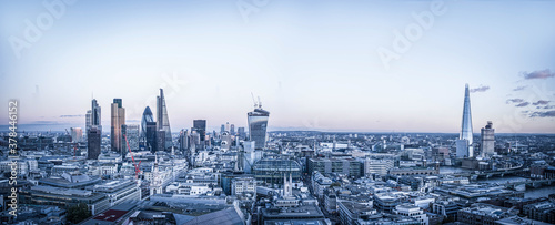 Photography City of London Skyscraper Panoramic