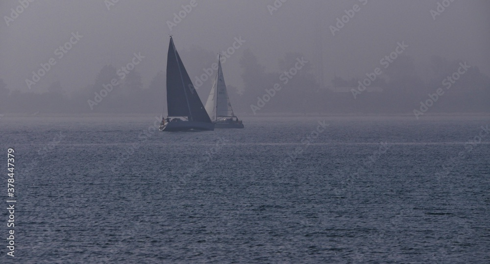 Fototapeta premium Segelboote auf der Ostsee vor Fehmarn