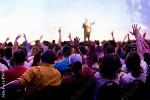 Commercial Event Stage and Audience