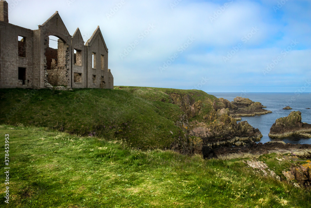 Slains Castle. Cruden Bay, Aberdeenshire, Scotland, UK Slains Castle. Cruden Bay, Aberdeenshire, Scotland, UK