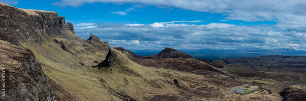 The Quiraing on Isle of Skye, Scotland The Quiraing on Isle of Skye, Scotland