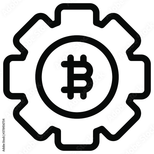 Currency icon, dollar, euro, bitcoin, yen, money,  line style icon. vector illustration. vector icon