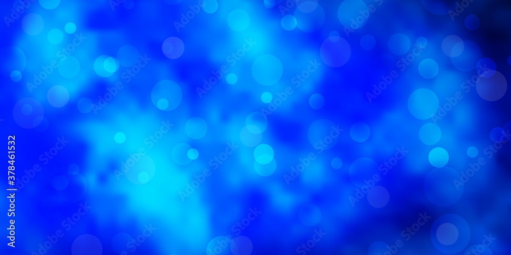 custom made wallpaper toronto digitalLight BLUE vector pattern with circles. Abstract colorful disks on simple gradient background. Pattern for business ads.