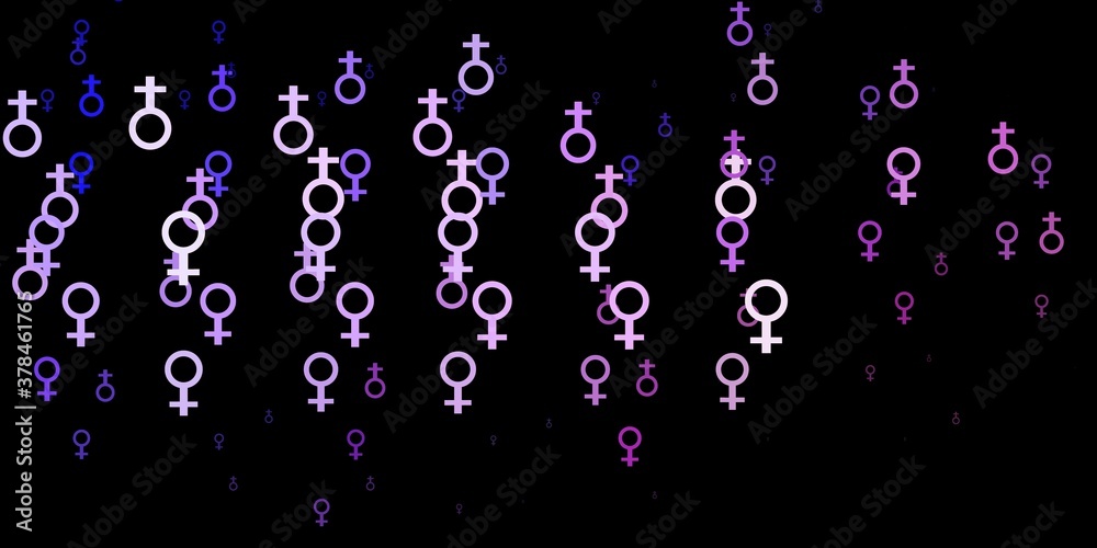 Light Purple vector background with woman symbols. Light Purple vector background with woman symbols.