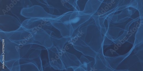 3D render of Blue nebullar, background concept