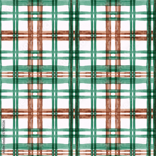 tweed Tartán squares style handmade paint seamless pattern